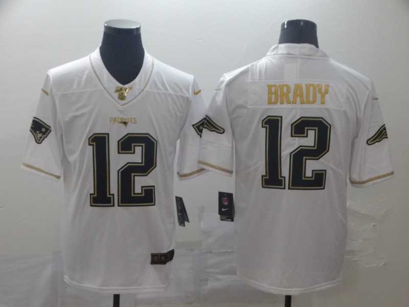 Nike Patriots 12 Tom Brady White Gold Vapor Untouchable Limited Jersey,We sell and wholesale Nike Patriots 12 Tom Brady White Gold Vapor Untouchable Limited Jersey on line form chian!